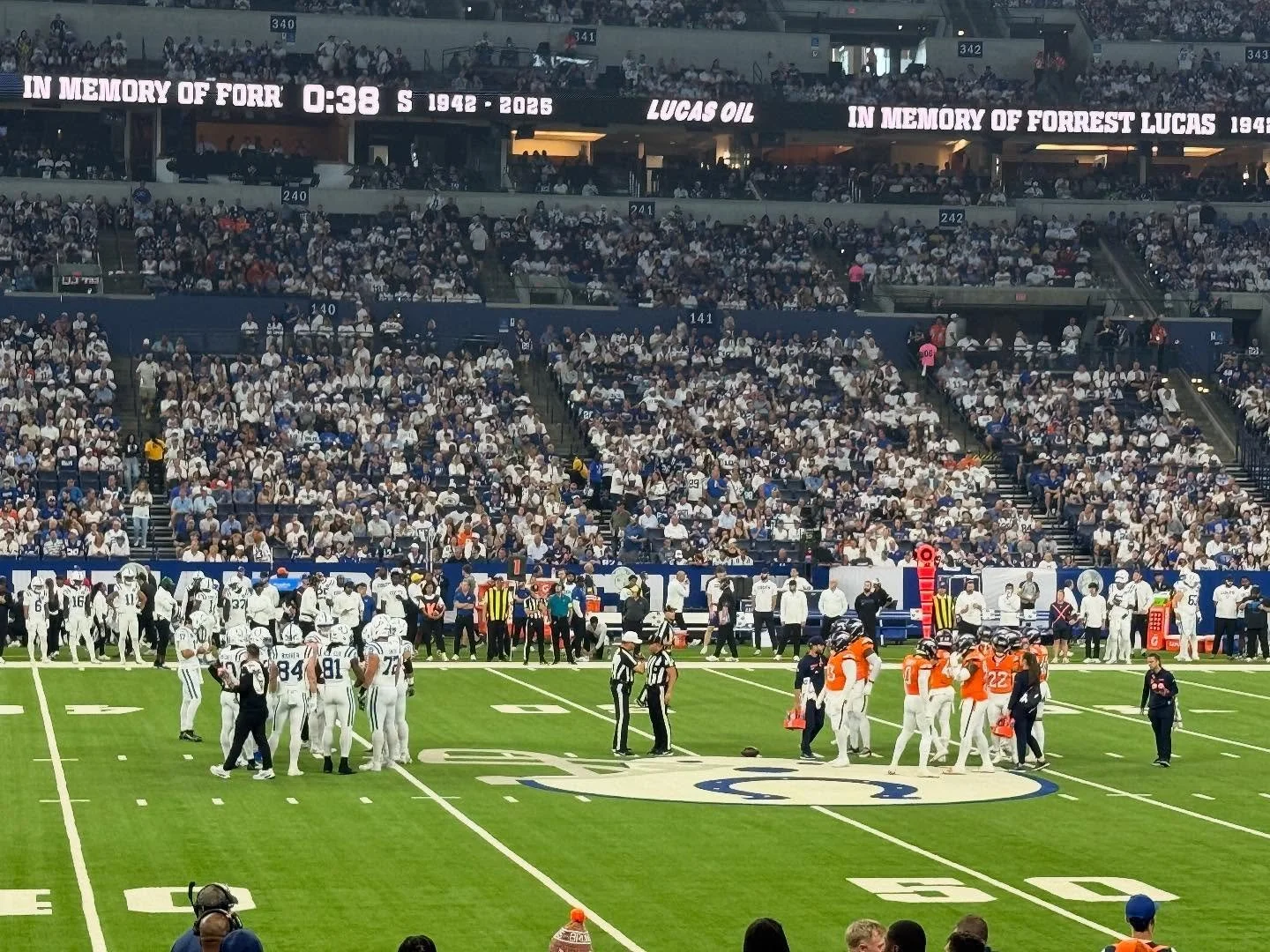 Got invited to the Colts v Broncos game today! A little torn since I like both teams having lived in both IN and Co! 🏈