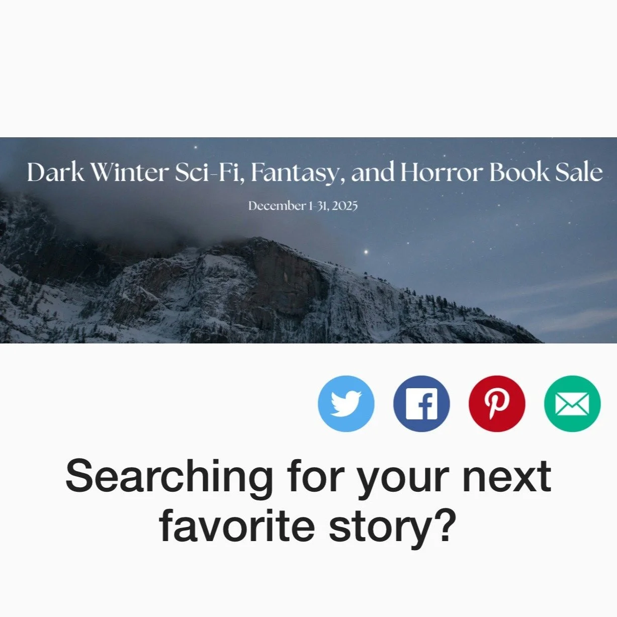 My friend &amp; fellow author 
@mrevilkev Kev Harrison has put together a promo for dark fiction books that are on KU or available at a lower cost. 📚🖤

What a fantastic way to warm your blood on a cold night&mdash;by getting your heart pumping with