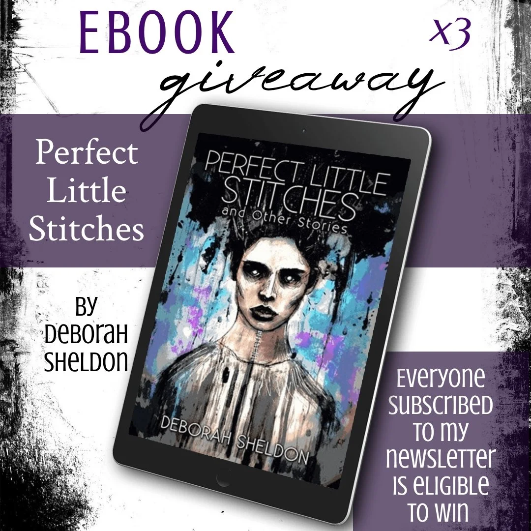All of my newsletter subscribers will be eligible for the March giveaway! 3 lucky readers will be chosen at random to receive a Perfect Little Stitches e-book from Deborah Sheldon. Sign up now for a chance&mdash;plus other bookish info! 📚 

***Link 