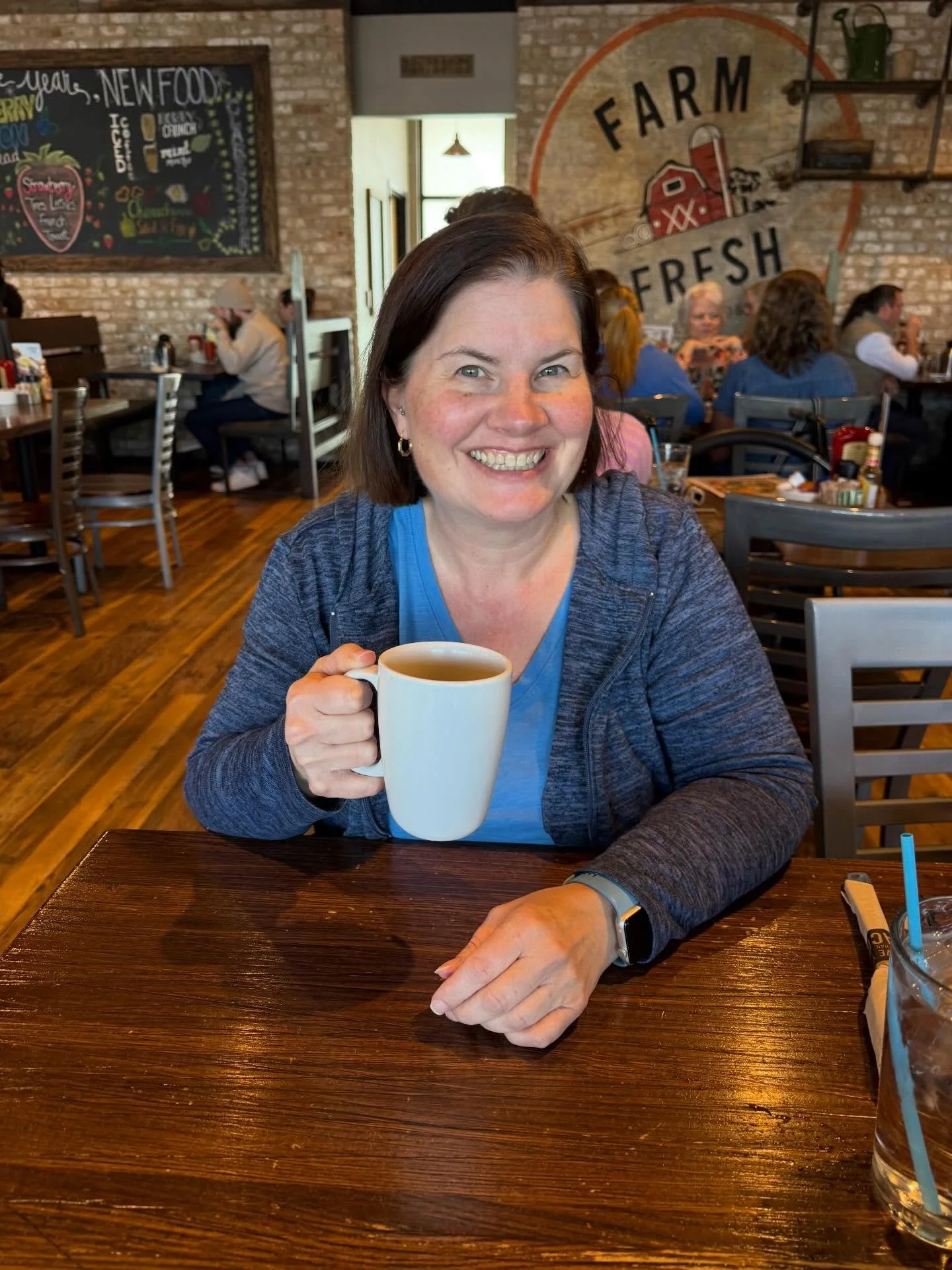Enjoying some time with my mom today! And of course a fresh, hot cup of coffee!!!! Very needed after my drive! ☕️ It&rsquo;s her birthday today, and she&rsquo;s free from the hospital! Woo!