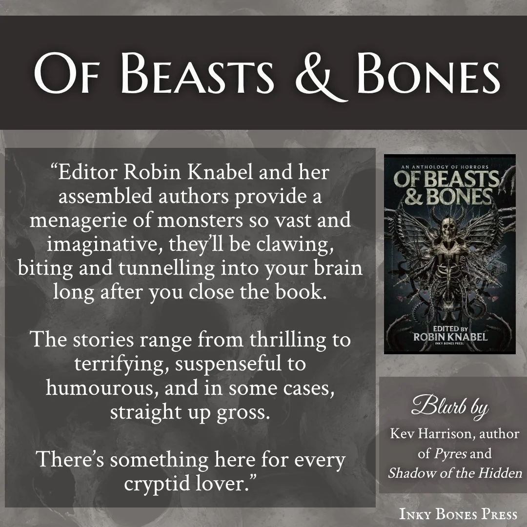 Thank you to author @mrevilkev Kev Harrison for reading Of Beasts &amp; Bones and sharing this blurb!