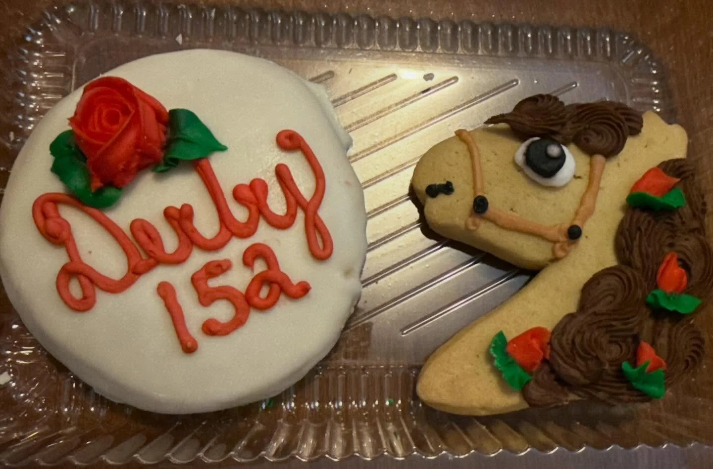 When you&rsquo;re back home again (in Indiana) and it&rsquo;s Derby week. 🌹🐎 I stopped at one of my favorite bakeries before heading back up north today. And yes, I did get some cake, too. ❤️