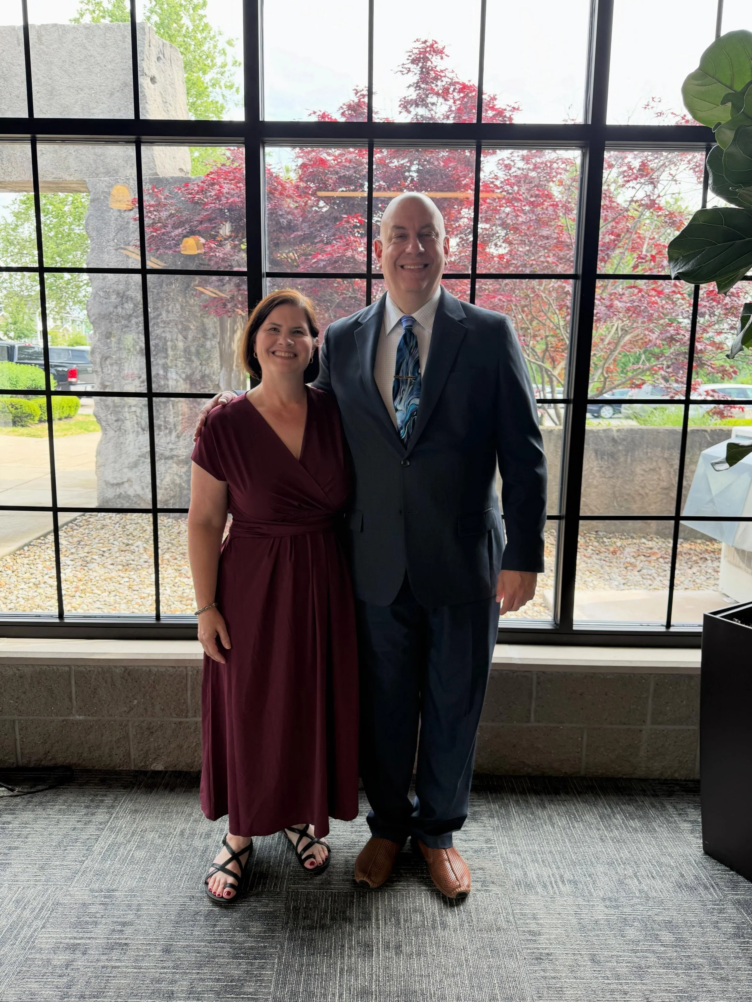 It was a beautiful day for a wedding! We had fun celebrating the couple and got our dance on! A wonderful evening with friends.