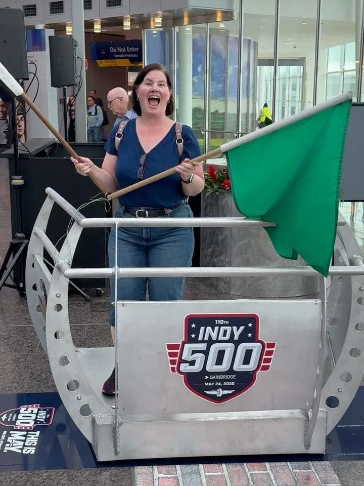 Start your engines! I&rsquo;m going on an adventure! 🏁🏎️🛫 Too bad we&rsquo;re leaving the Indy 500 city, but I&rsquo;m headed to see my daughter! ❤️😊 AND a 🌴 or two.