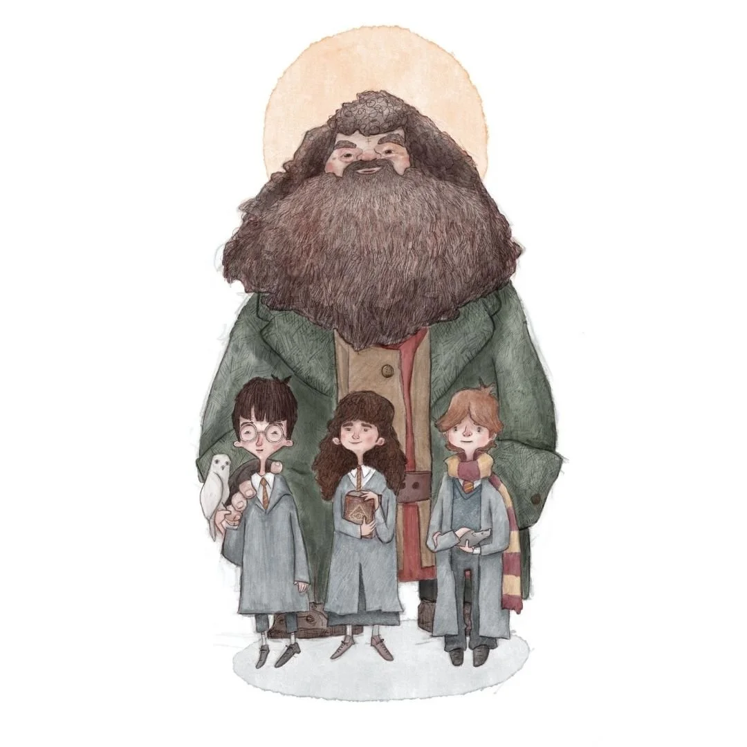 Harry Potter Hagrid A3 Giclée Pring