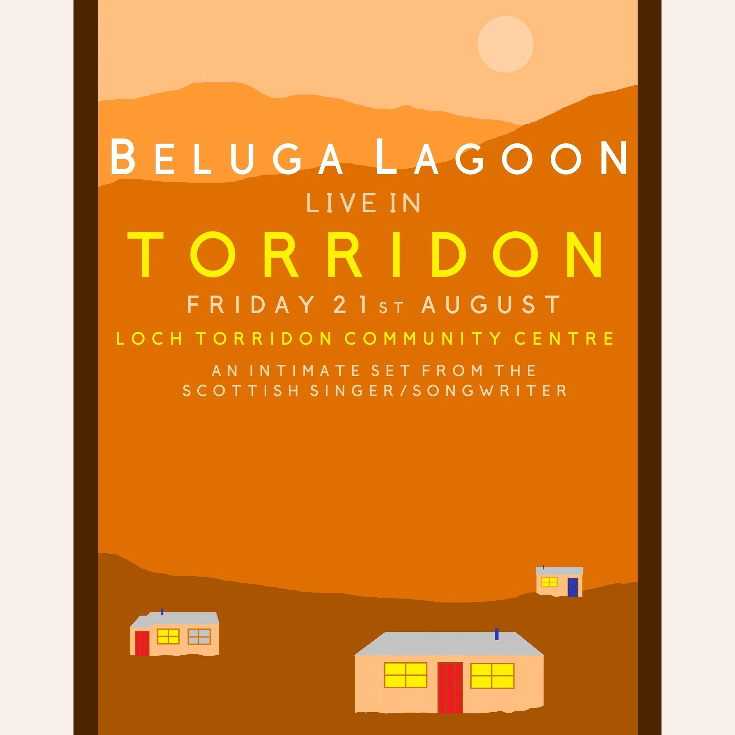Beluga Lagoon Live in Torridon, 2022 A3 Giclee print