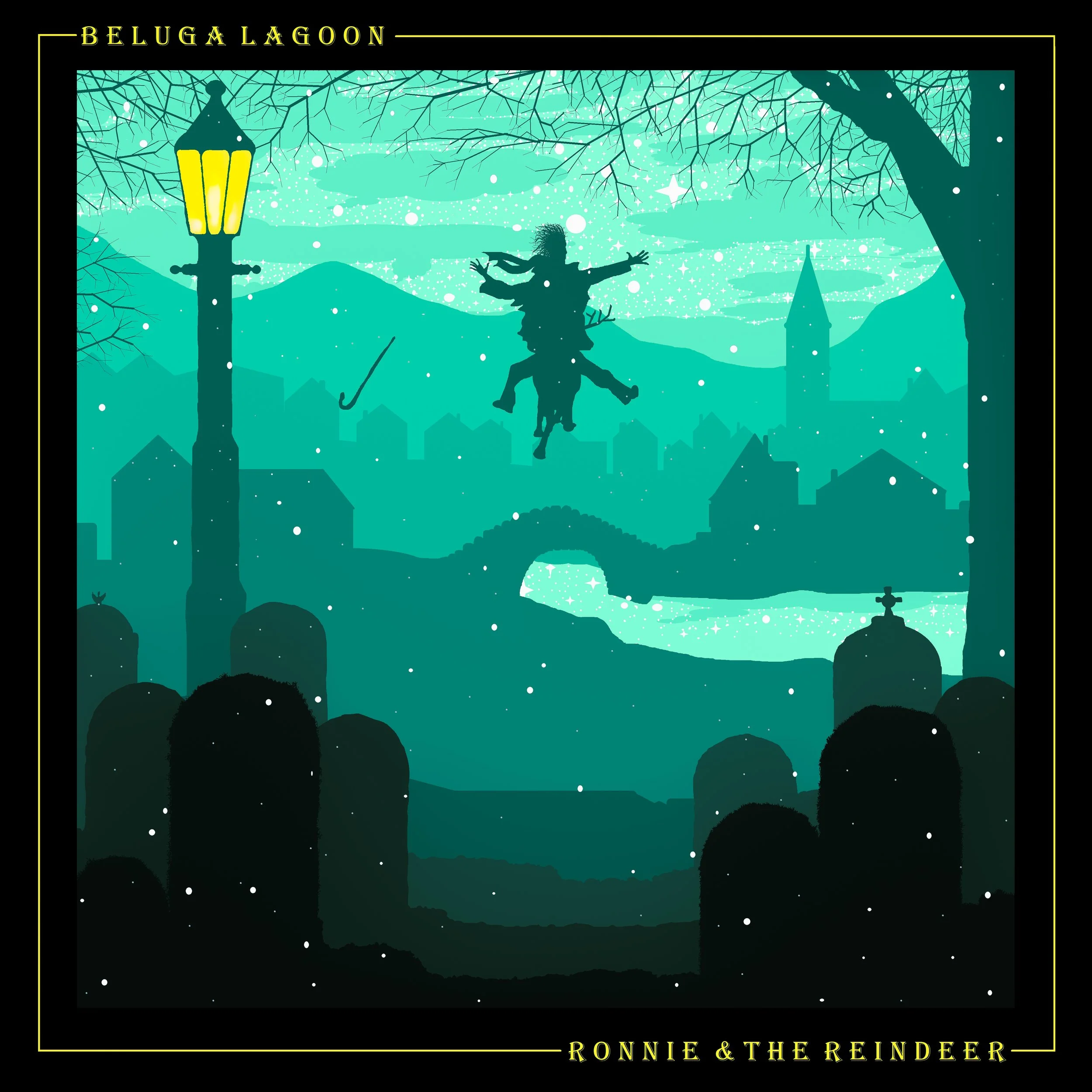 Ronnie & the Reindeer Album Artwork Giclee Print
