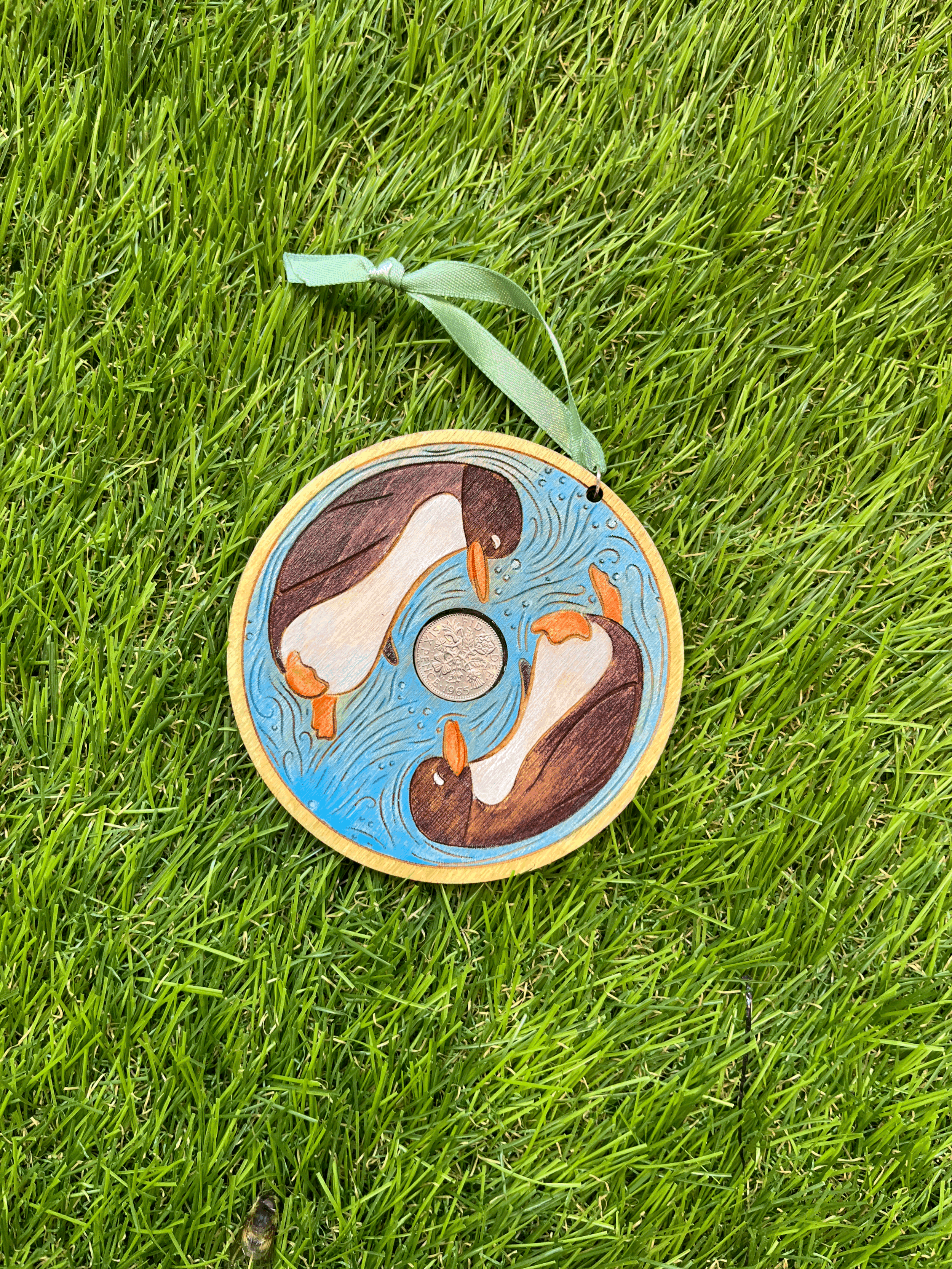 Penguin lucky sixpence