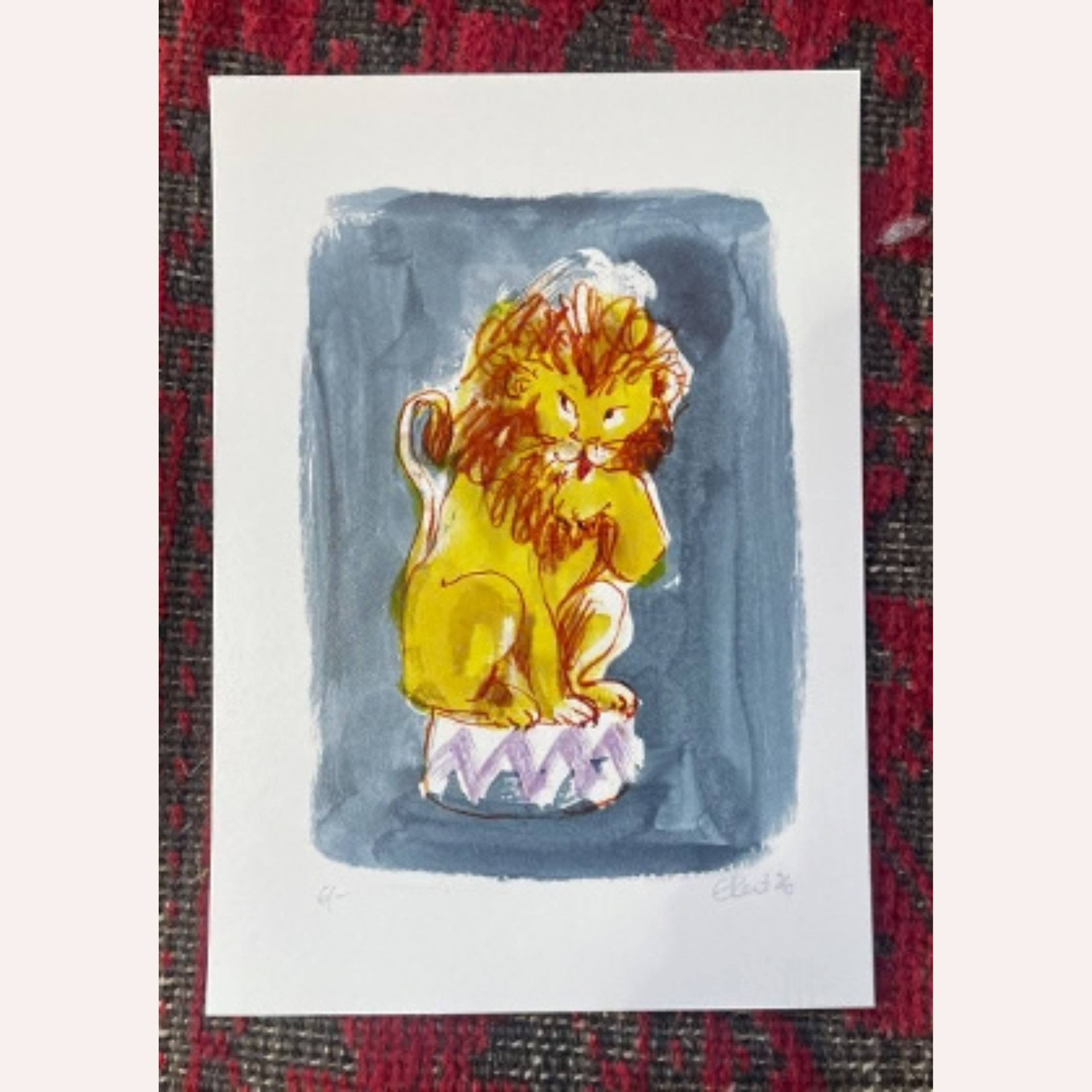 Lion print