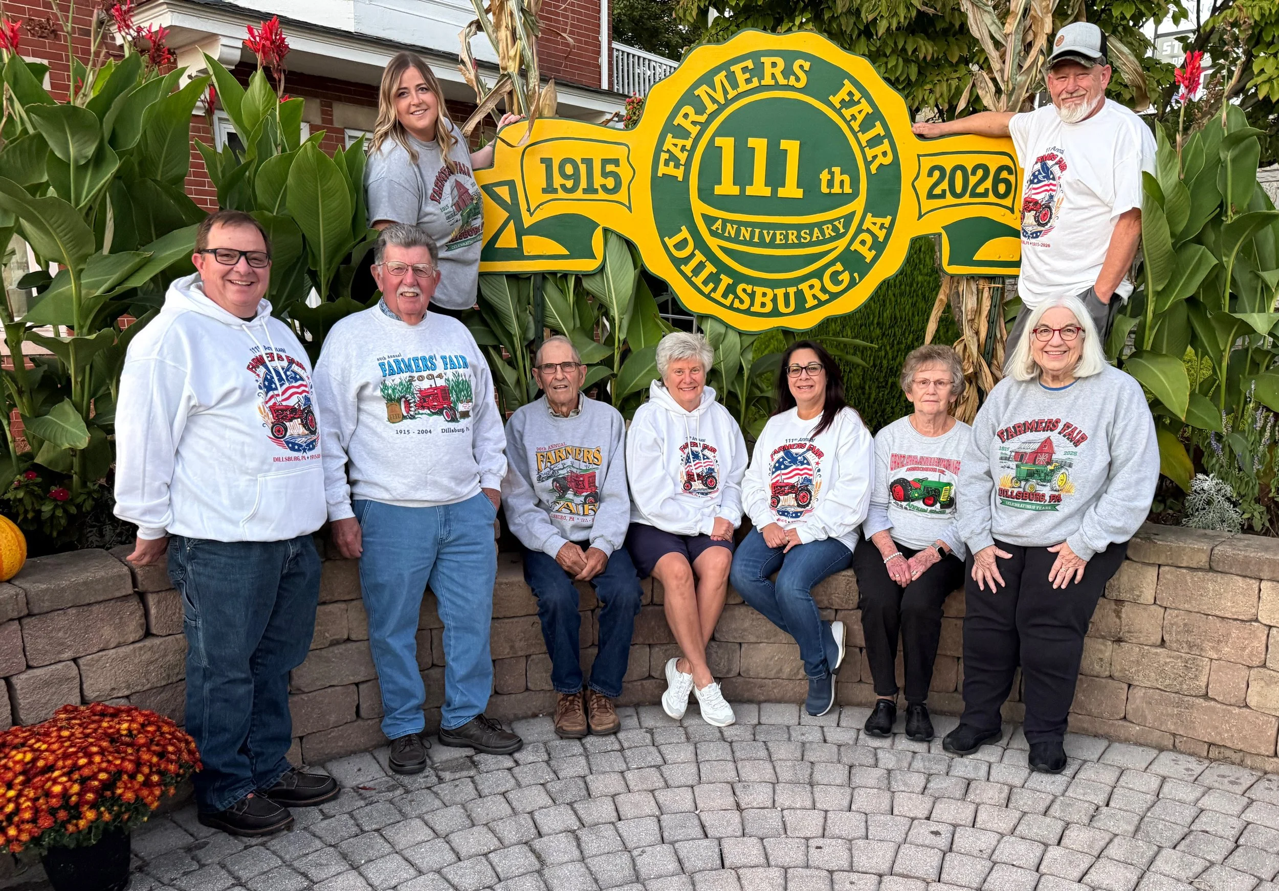 2026 Executive Board
Front Row: Brian Sites, Ralph Diller, Carl Shearer, Laura Taylor, Annie Cooke, Arlene Myers, Bev Motich
Back Row: Audi Kimmel, Al Kauffman
Not Pictured: Sherry Thomas