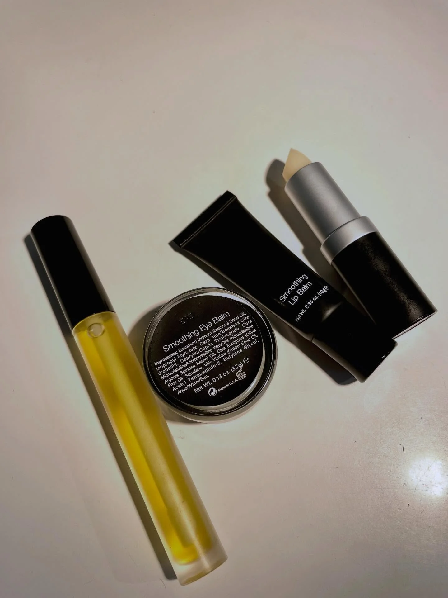 Hydrate and soothe your face with Mary&rsquo;s Oil Blend; Smoothing Eye Balm for your dry under eye skin; Smoothing Lip Balm is a grow up version of chap stick, a blend of super deep feeling oils; Vitamin E stick is a two in one treatment for under t