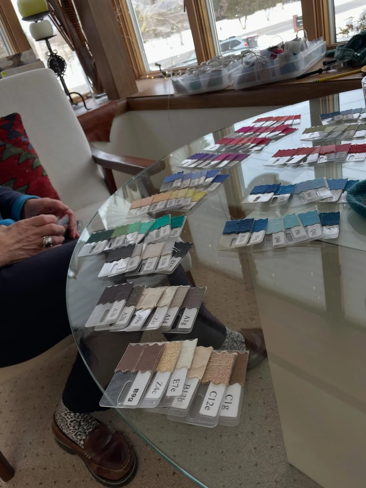 A peak at the Color Charting from this am