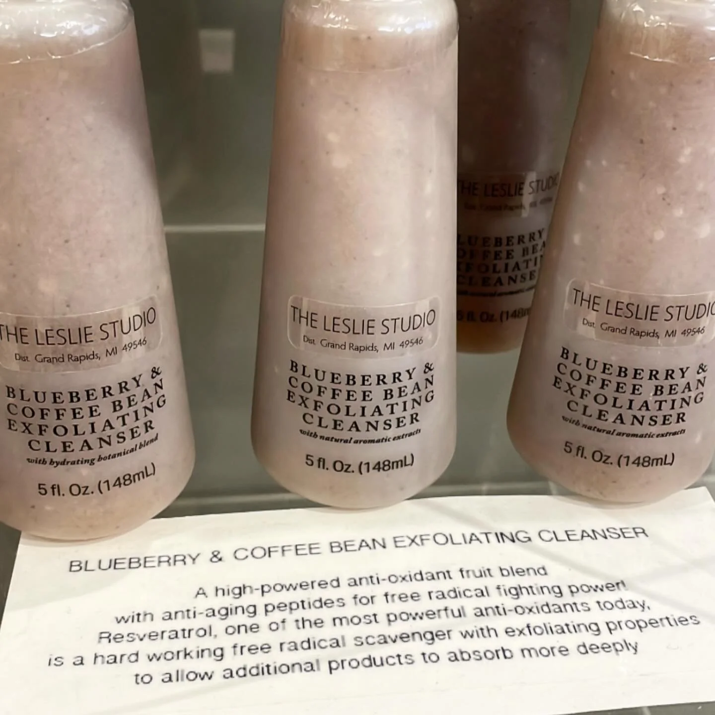 Refresh your skin with Blueberry Coffee Exfoliating cleanser