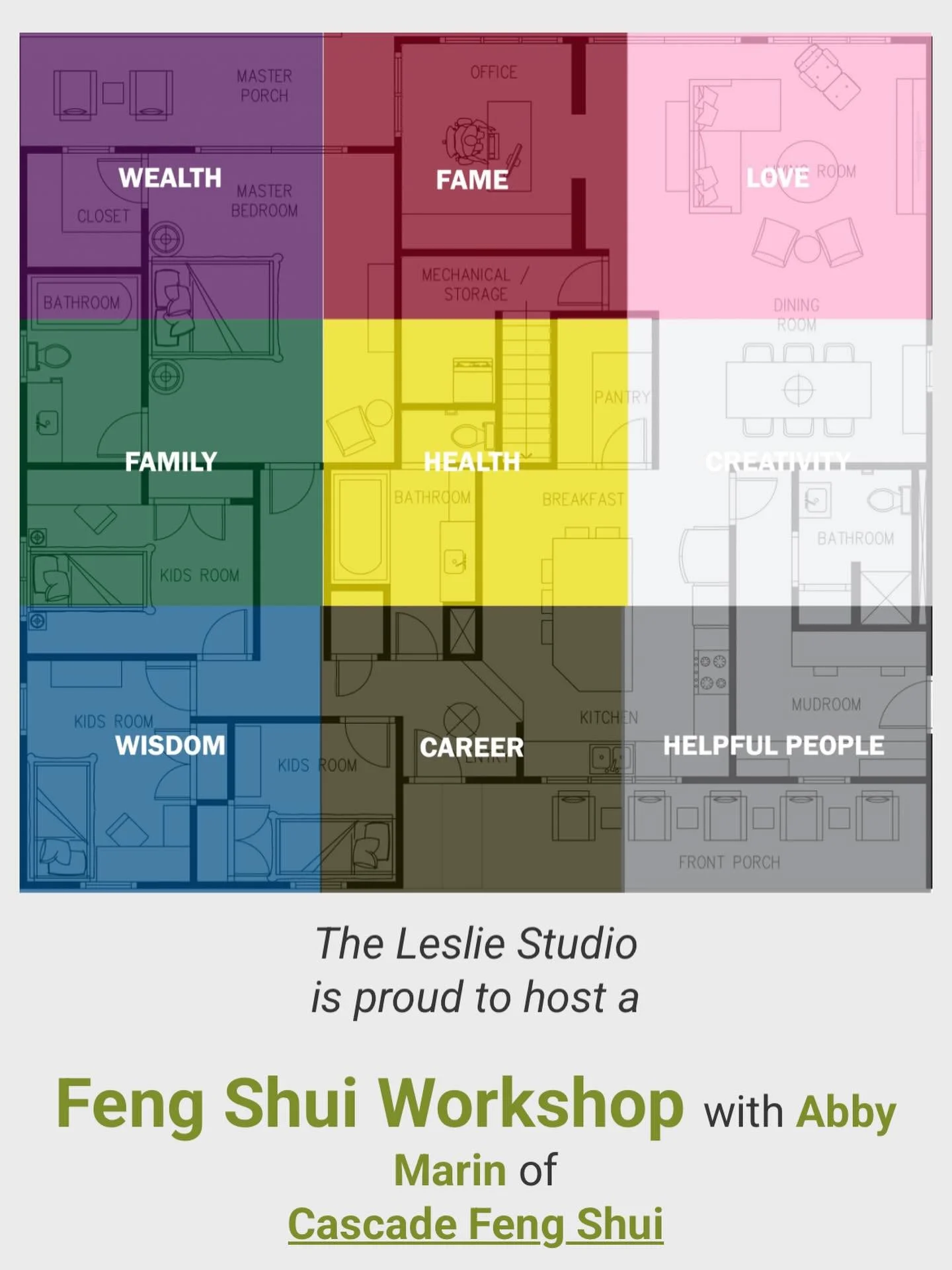 Feng Shui Workshop with Abby Marin of
Cascade Feng Shui
Join us April 11,
�10 am - 11:30 am
$40 per person
Call to reserve your spot 
Abby Marin of Cascade Feng Shui will be teaching us practical ways to apply Feng Shui in our homes.
We&rsquo;re thri