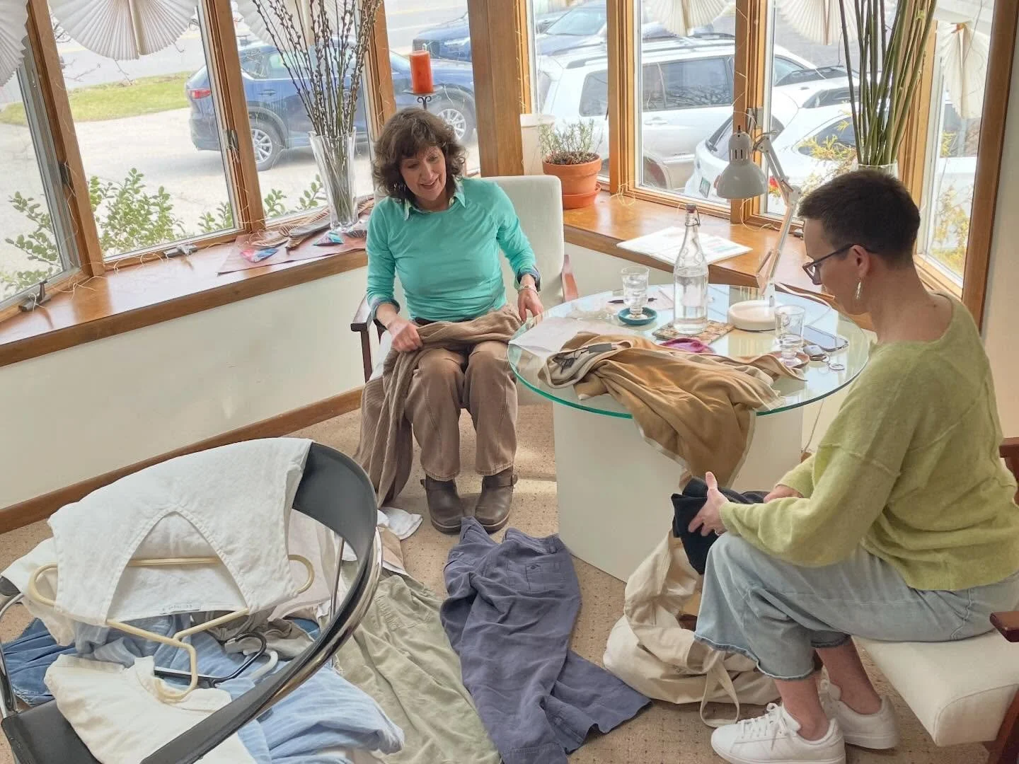 36 Hangers with Mary in the Studio