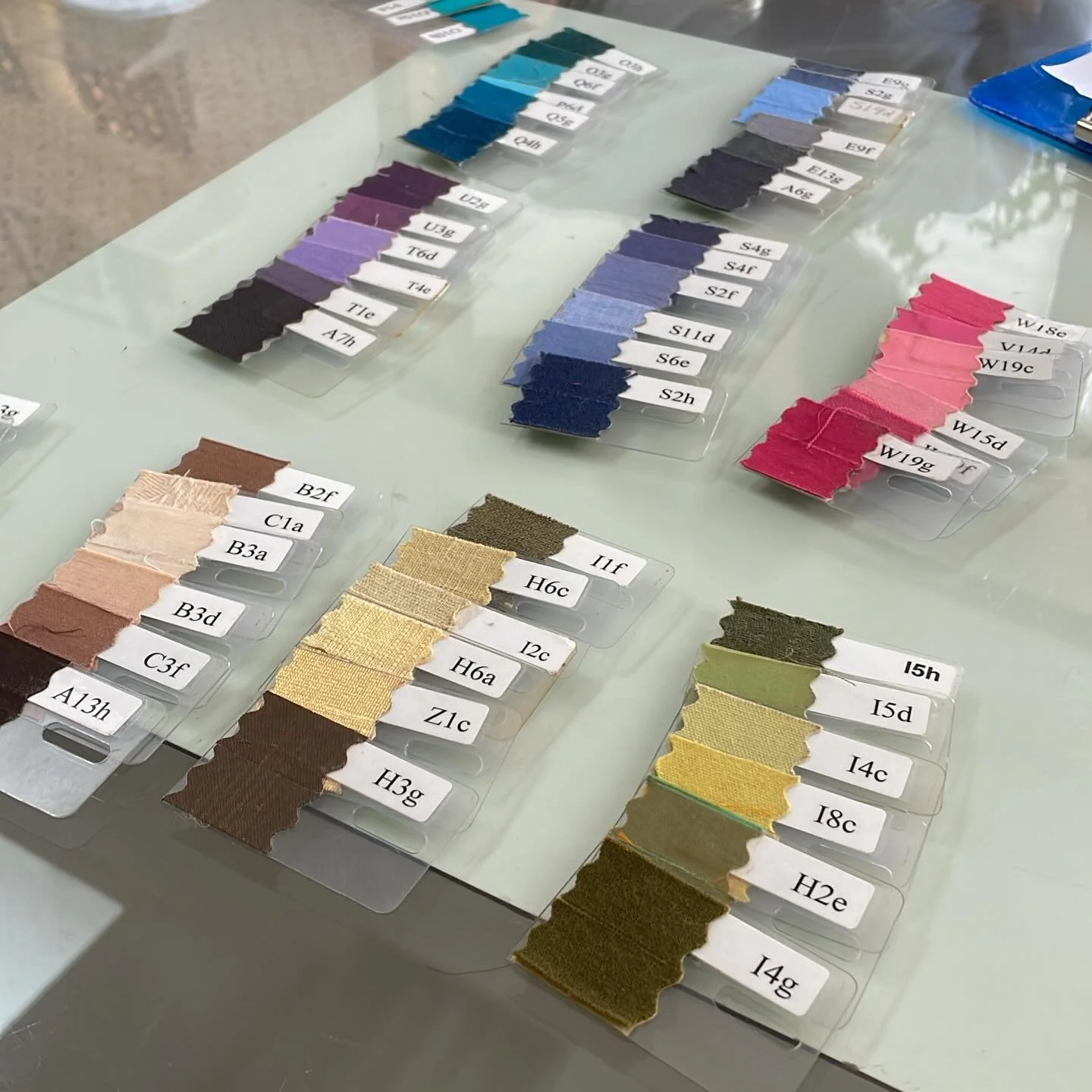 Color Charting this am. Mid range, vibrant and warm.