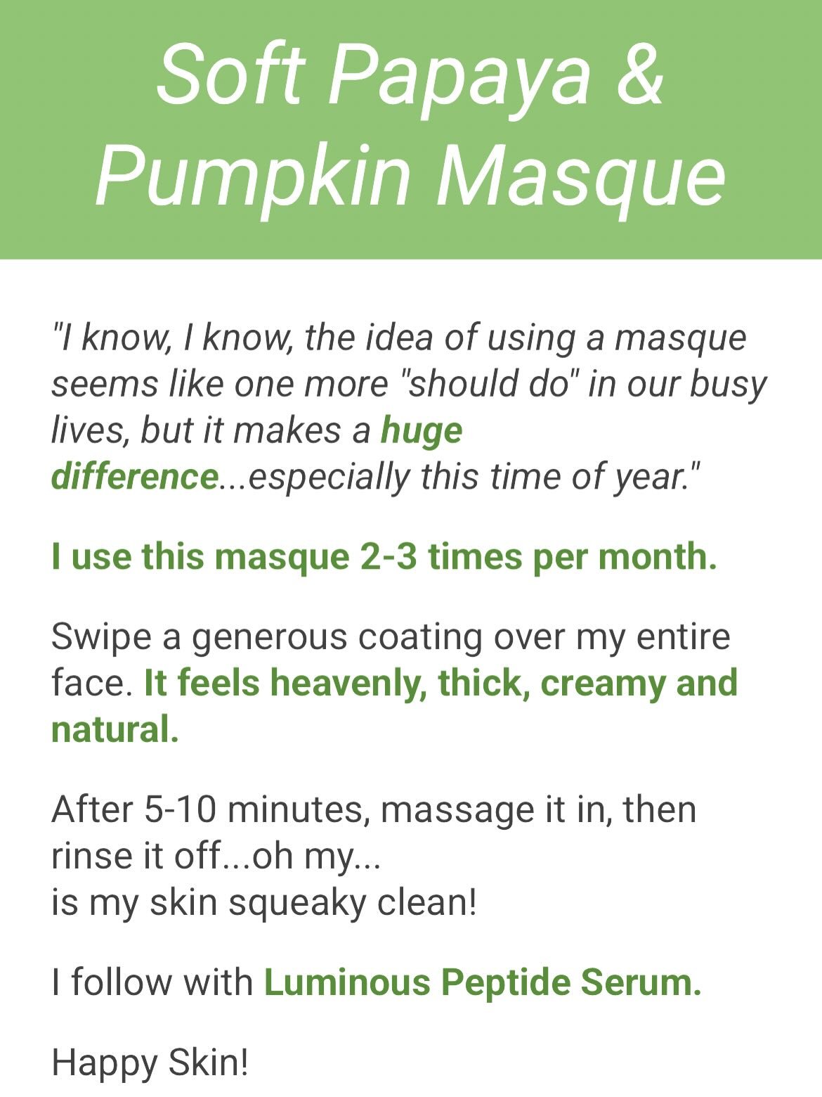 This Masque-Serum combo is a must have!