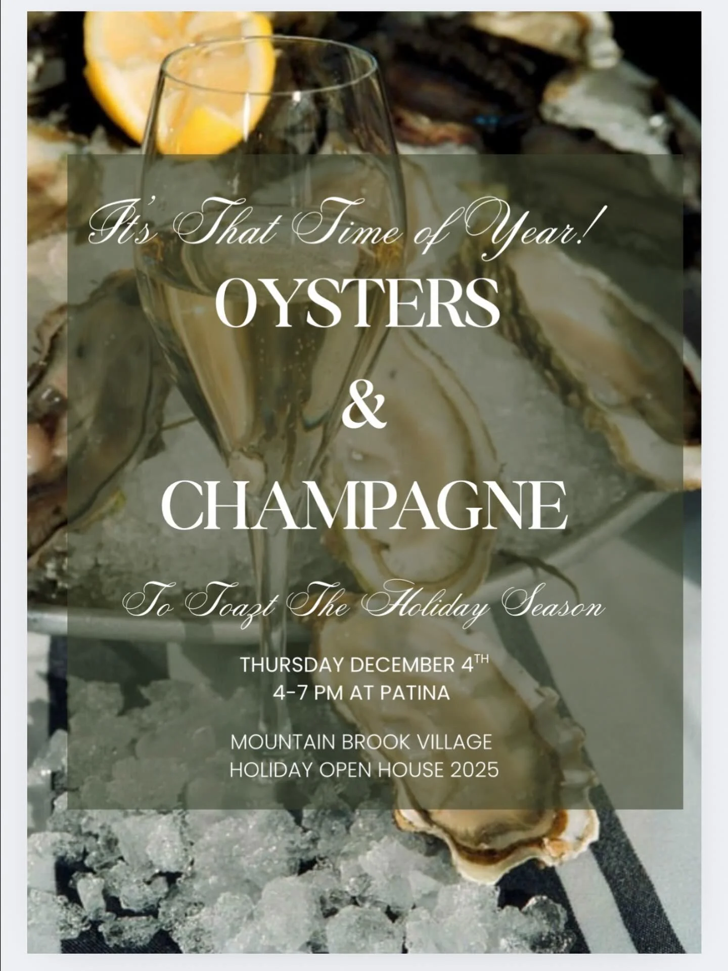 Raise Your Glass to the Season &hellip; Dec. 4th 🥂