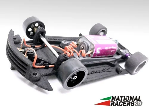 スロットカーFLY A28 Marcos LM 600 3DP Chassis for Fly Marcos LM600 (AW/SW/Inline) by NationalRacers3D