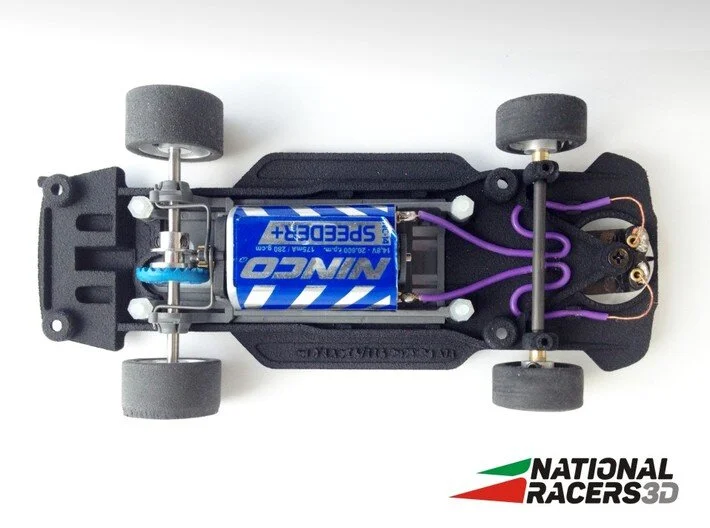 3DP Chassis for Fly Porsche 911 / 934 (Inline) by NationalRacers3D