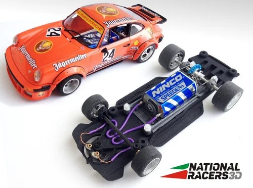 3DP Chassis for Fly Porsche 911 / 934 (Inline) by NationalRacers3D