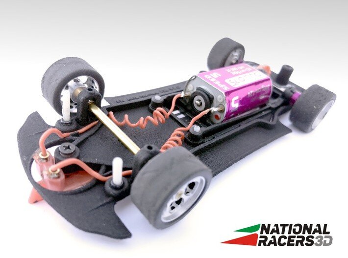 3DP Chassis for Fly Alfa Romeo 156 (AW/SW/Inline) by NationalRacers3D