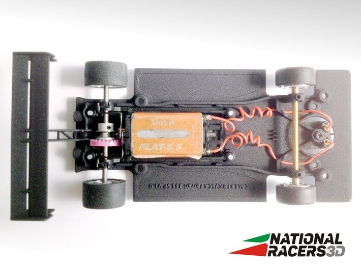 3DP Chassis for SCX Super Sport LMC/SCALEXTRIC Ferrari 333