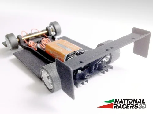 p*)様 SEV CENTER ON nano Style RACING 3DP Chassis for SCX Super Sport LMC/SCALEXTRIC Ferrari 333