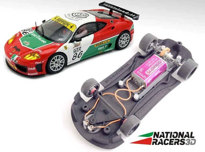 3DP Chassis for SCX Ferrari 360 GTC (AW/SW/Inline) by