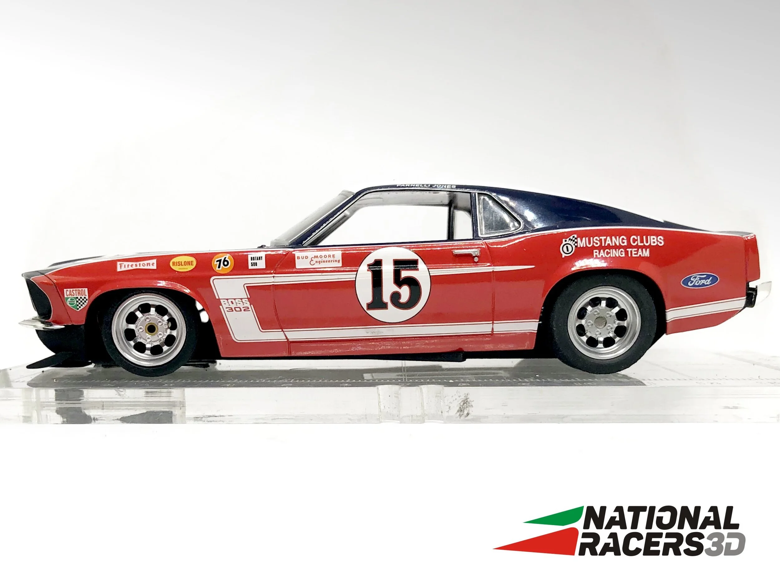 NEW 3DP Chassis for Scalextric Ford Mustang AiO-In