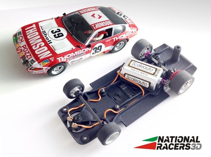 3DP Chassis for Fly Ferrari 365 GTB (AW/SW/Inline)​