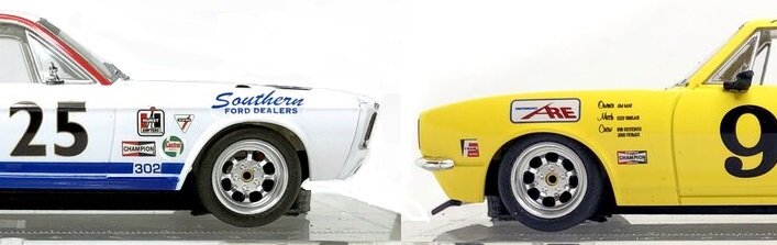 NEW 3DP Chassis for Pioneer Mustang Fastback and Camaro