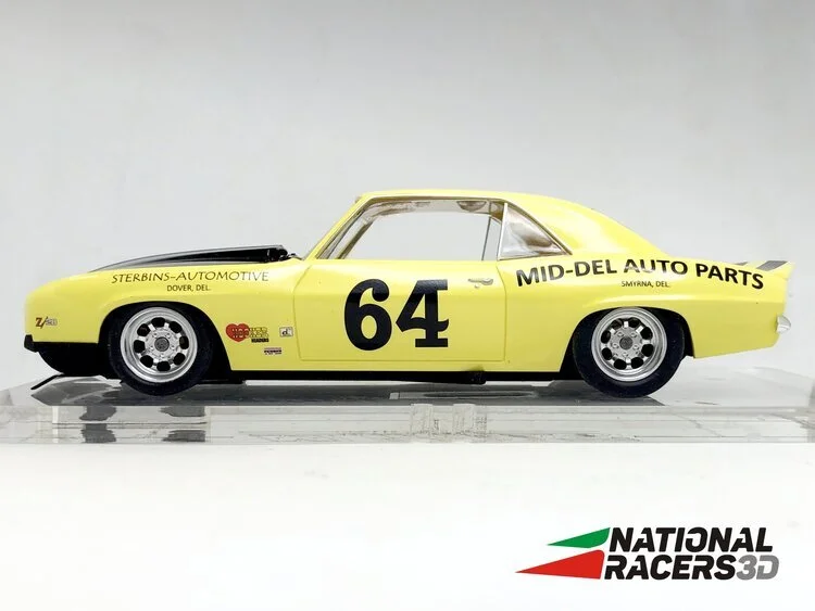 NEW 3DP Chassis for Scalextric / Superslot Chevrolet Camaro 1969