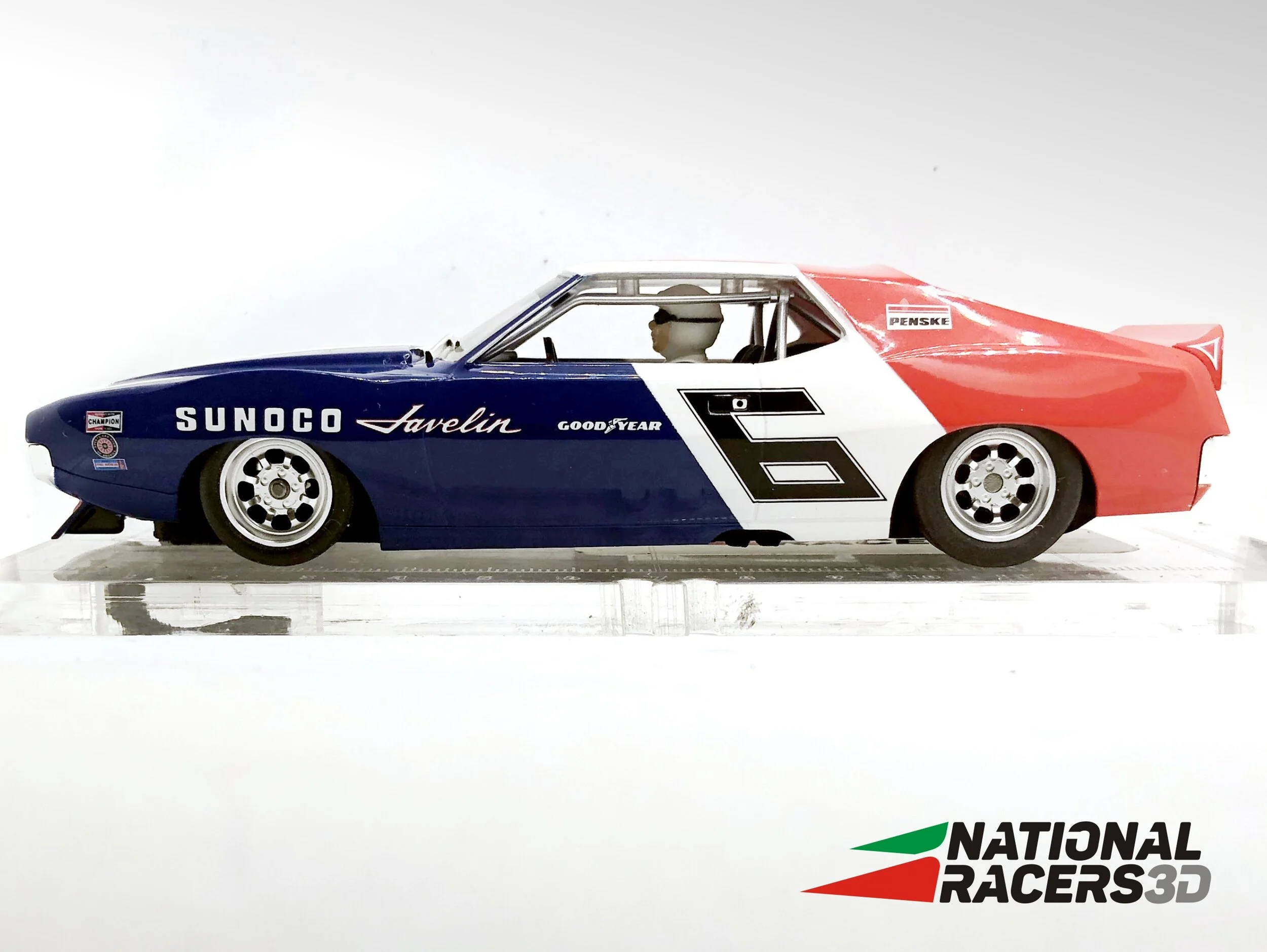 3DP Chassis for Scalextric | SuperSlot AMC Javelin (AiO-Inline)