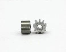 9T steel pinion, diameter 5,5 mm for inline crowns