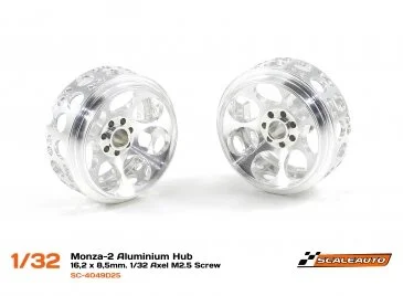 Monza-2 Alloy wheels 16.2x8.5mm (2.38mm axle)