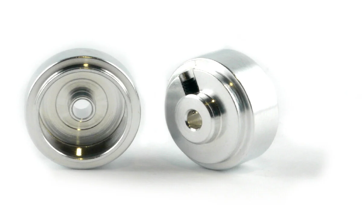 Aluminum Ø14.3x8x1.5mm wheels