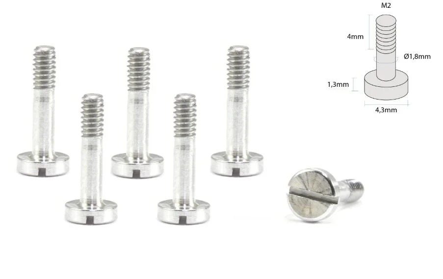 Special Large Head Screws for Suspension 9mm Aluminio