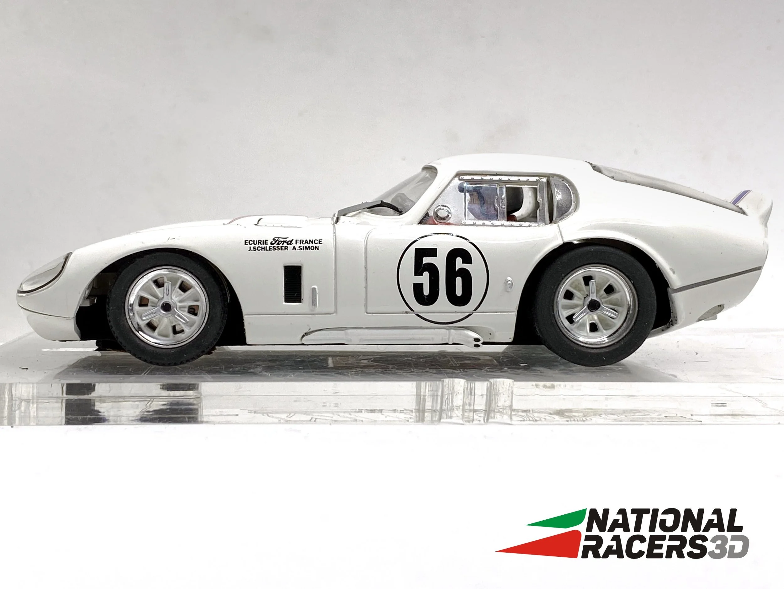 NEW 3DP Chassis for Revell-Monogram Shelby Cobra Daytona Coupe 