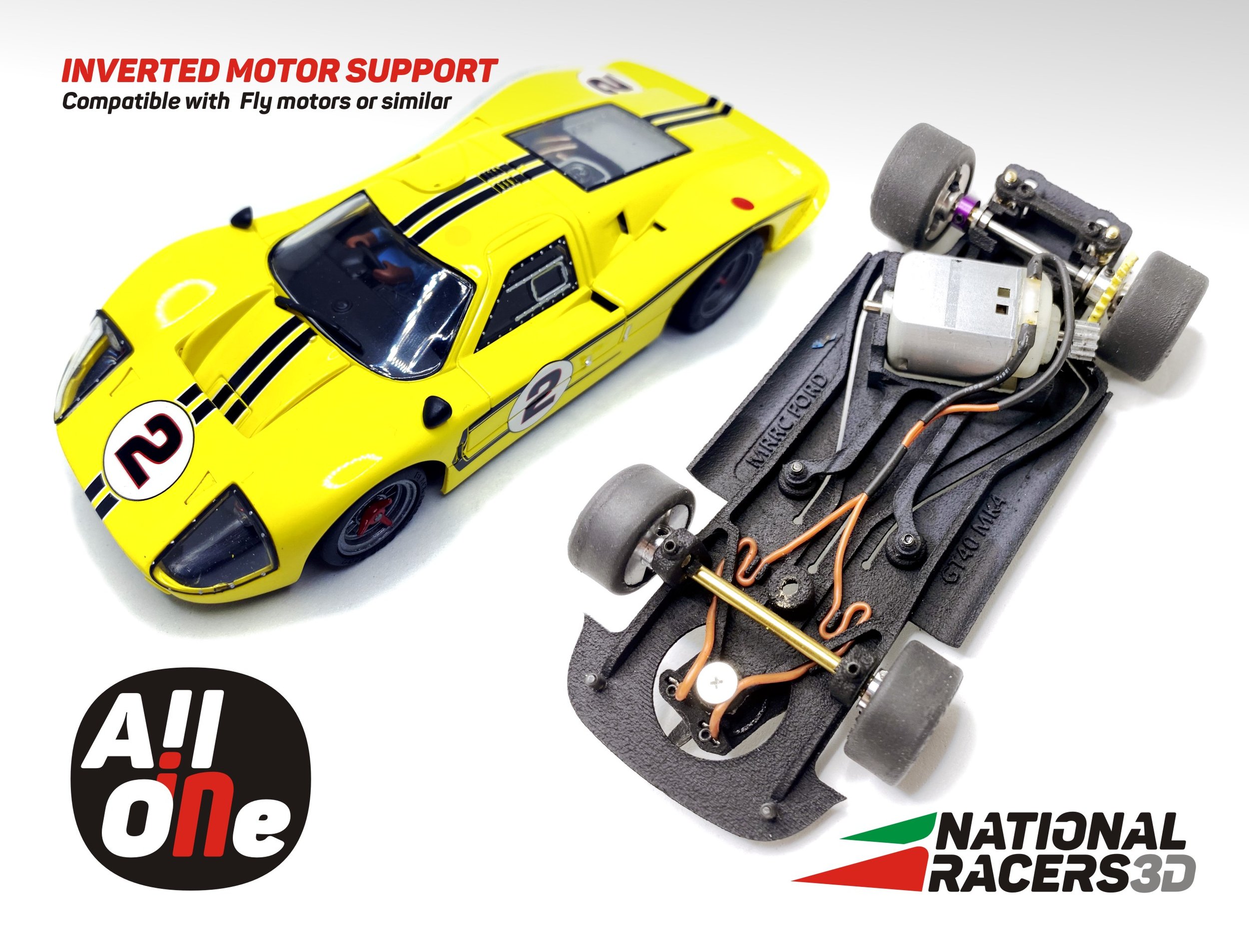 3DP Chassis for MRRC FORD GT40 MK4