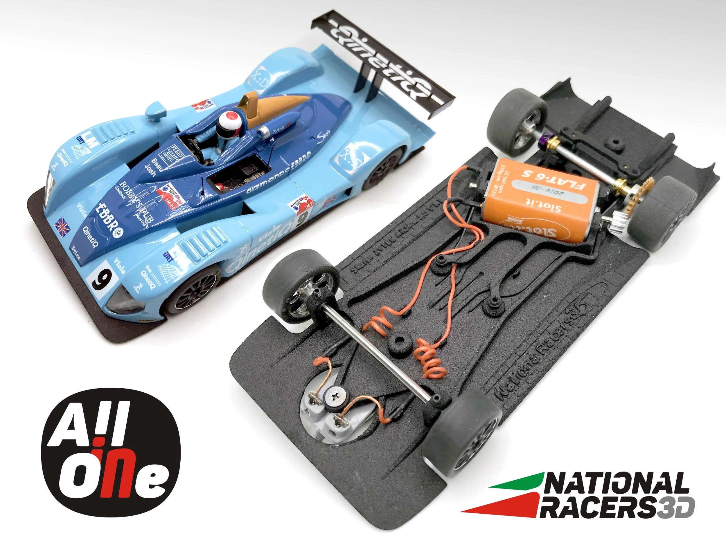 3DP Chassis for SLOTER ZYTEK - Long (AiO-Aw)