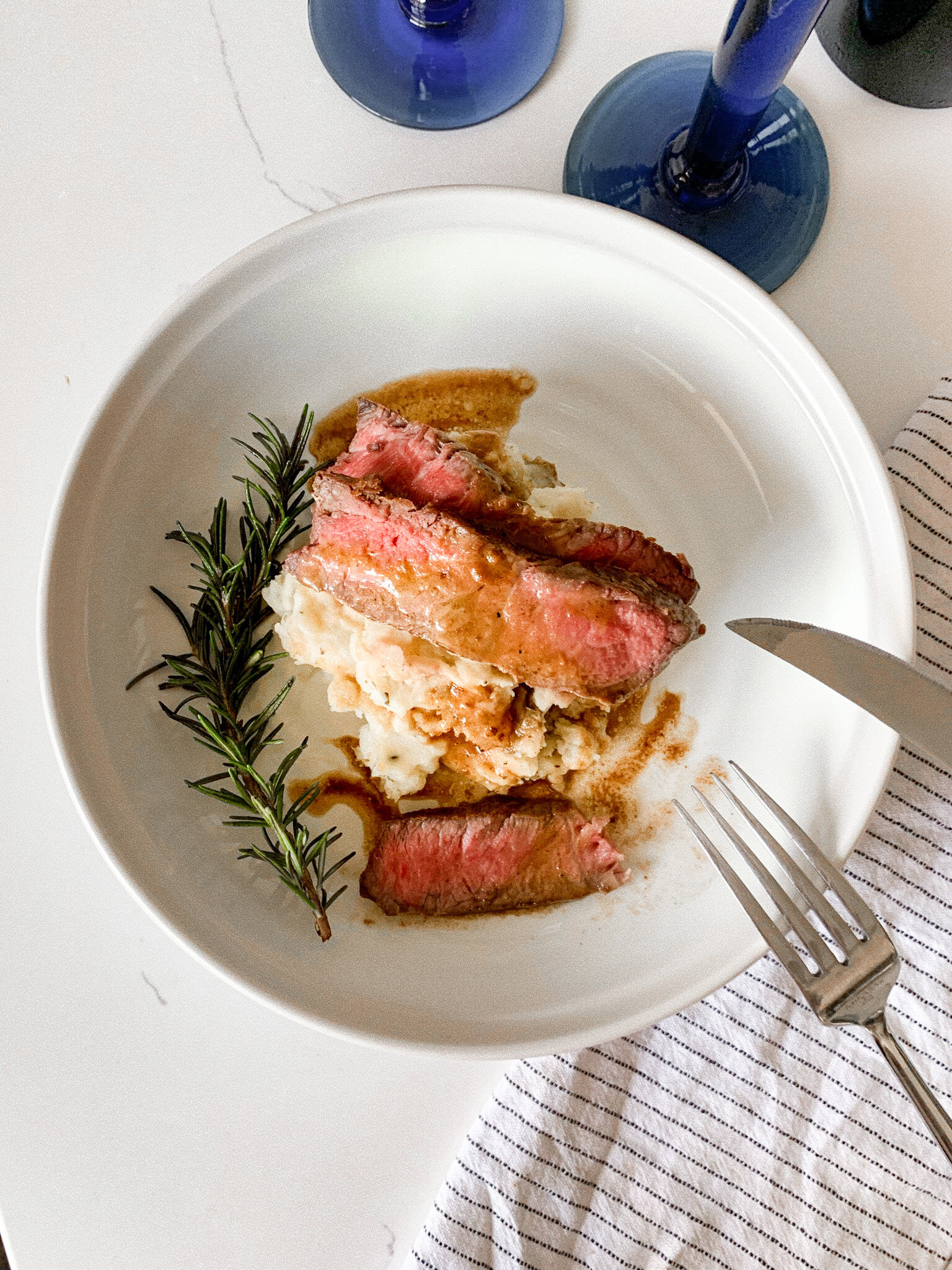 Pan Seared Steak with Garlic & Butter - Chasing The Seasons