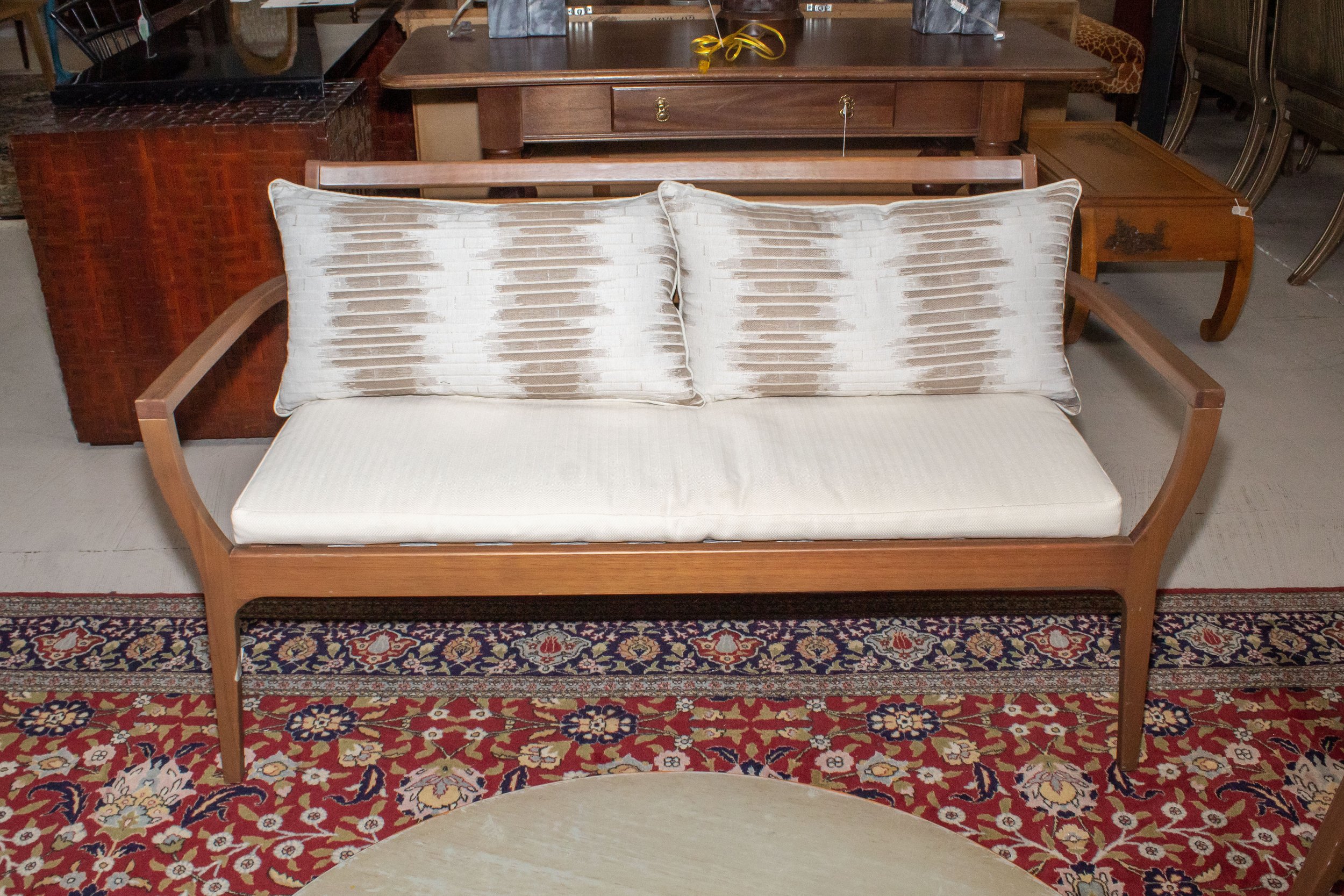 Pier 1 Slat Back Settee — The Ivy Cottage