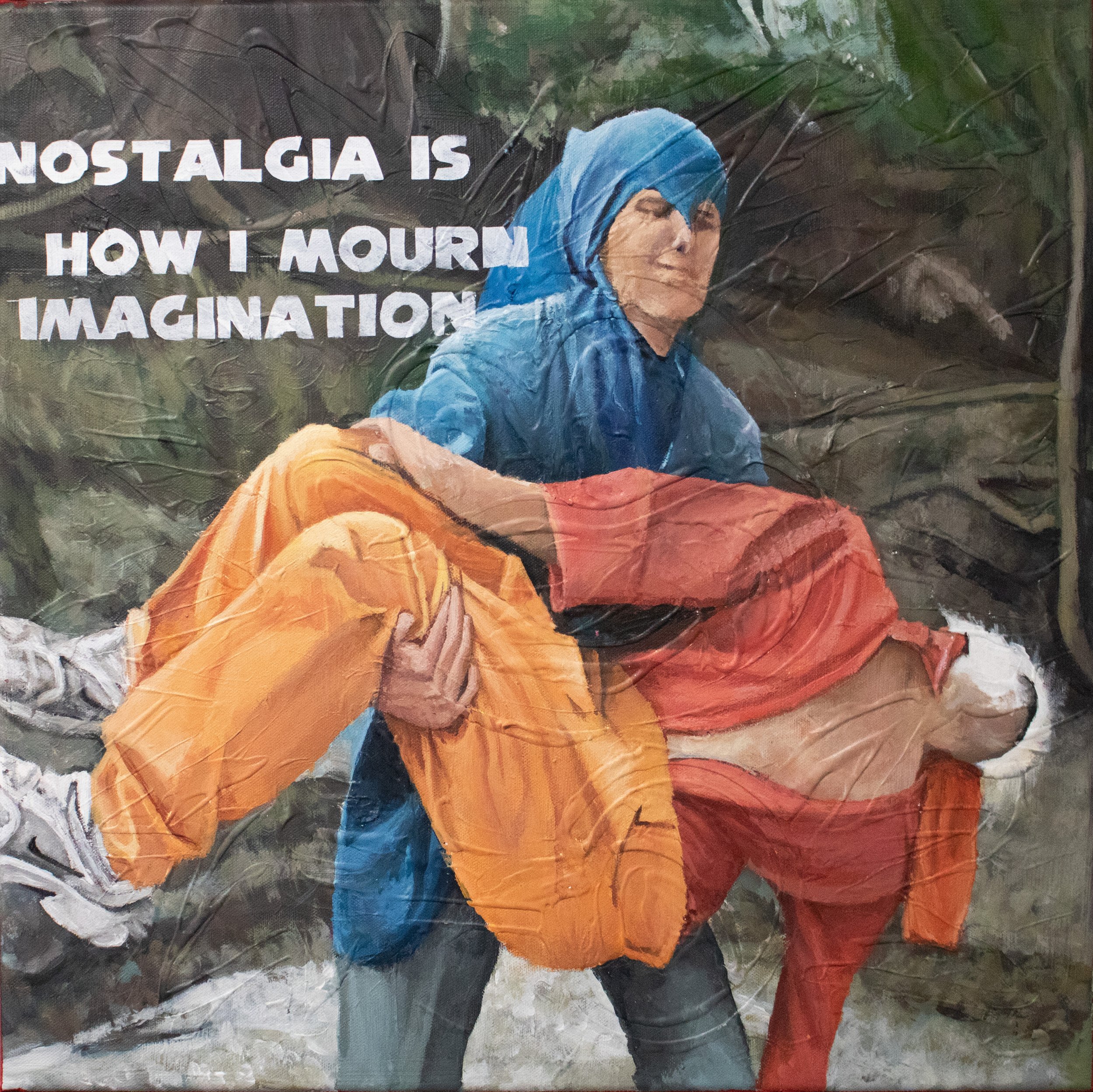 "I Lost Something Raw and Beautiful"
Acrylic on Canvas