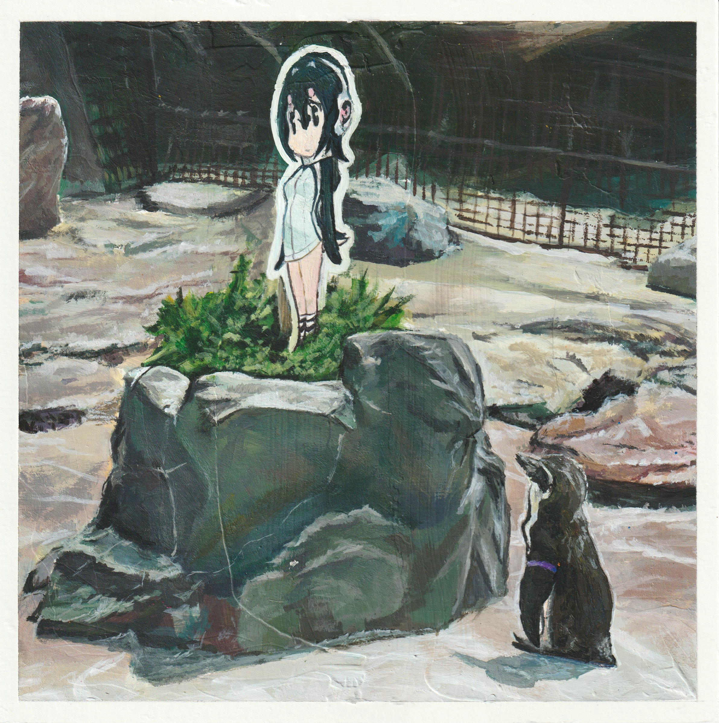 "Envy"
Acrylic on Watercolor Paper