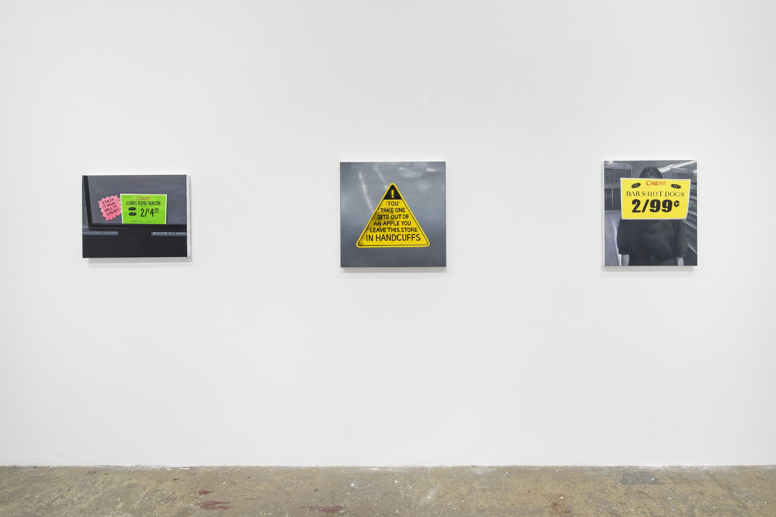 Installation view,  Crest Foods,  2023