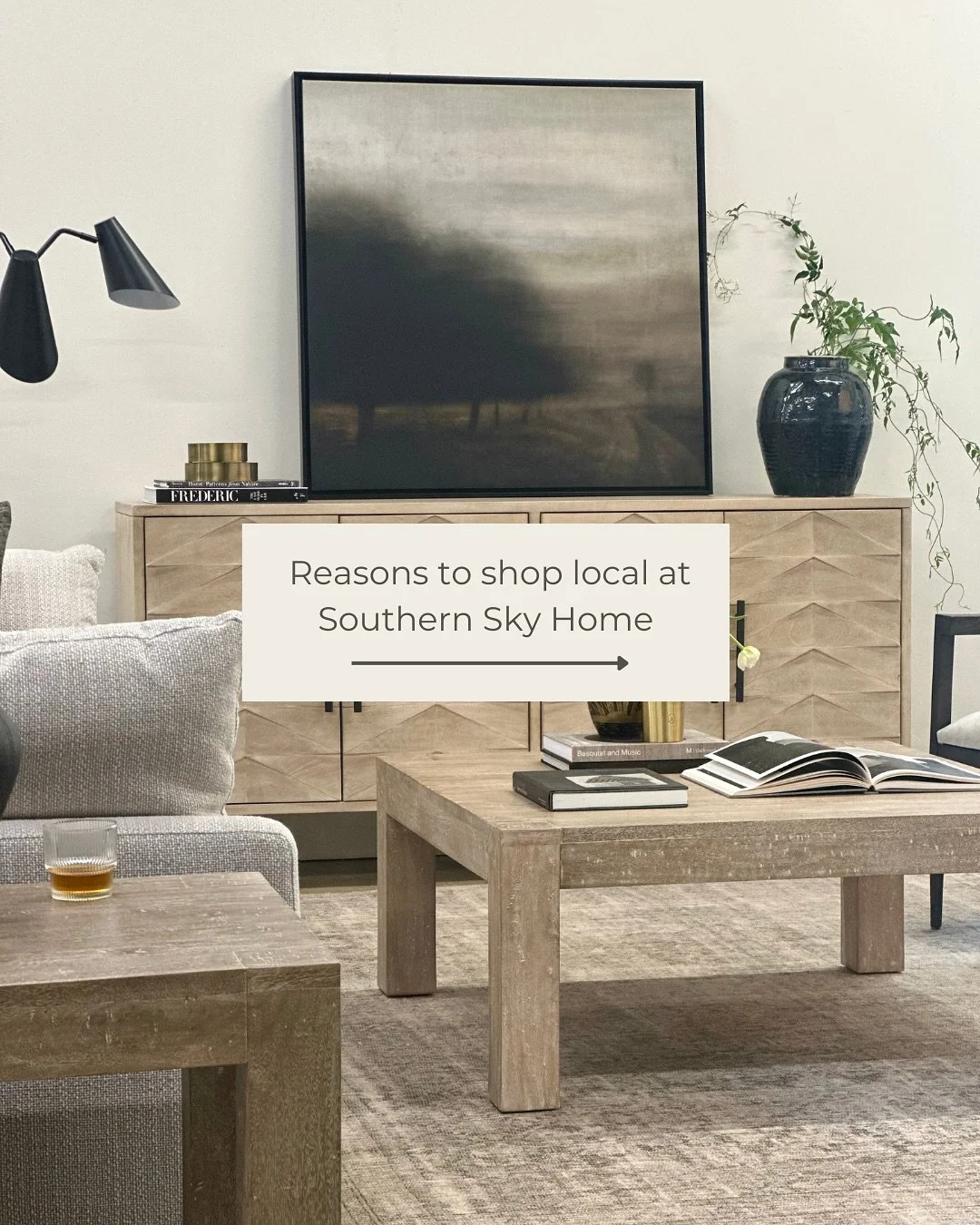 There&rsquo;s something special about shopping local. 📍

At Southern Sky Home, we strive to make every visit inspiring, personal, and worth the stop. From elevated home furnishings made accessible to personalized design support, we&rsquo;re here to 