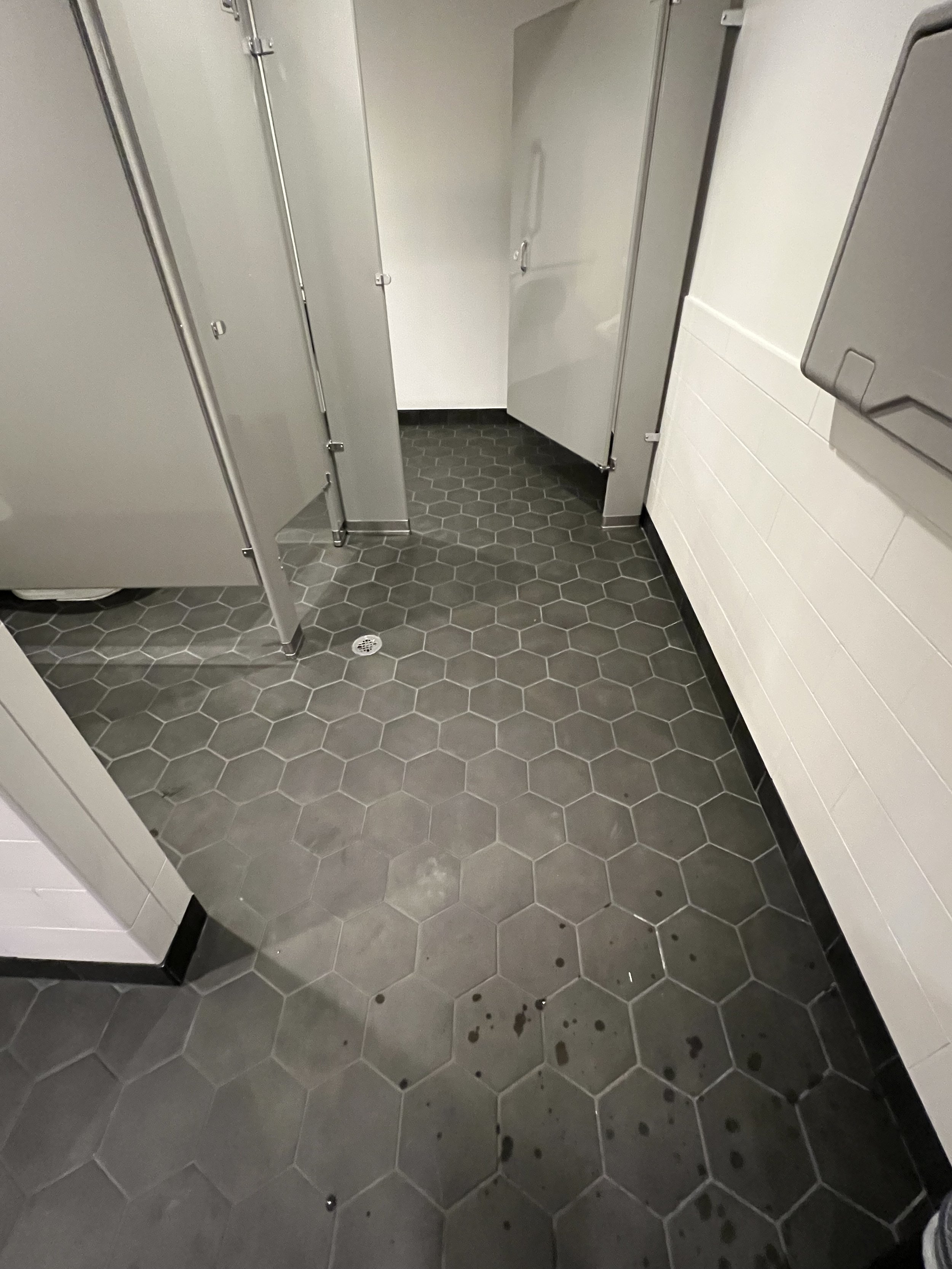 Restroom tile