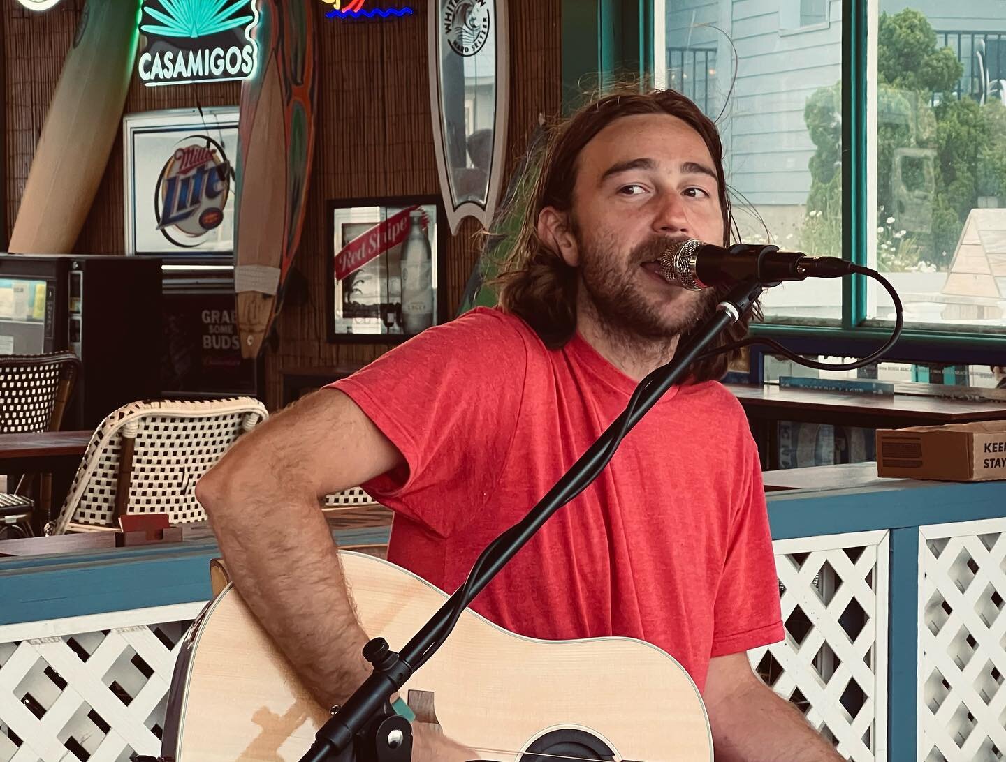 Still in weekend mode? Come party at @jenksinlet TONIGHT 6-9! Open to people and dogs alike! 🐕🍹 #livemusic #musician #jenks #pointpleasantbeach