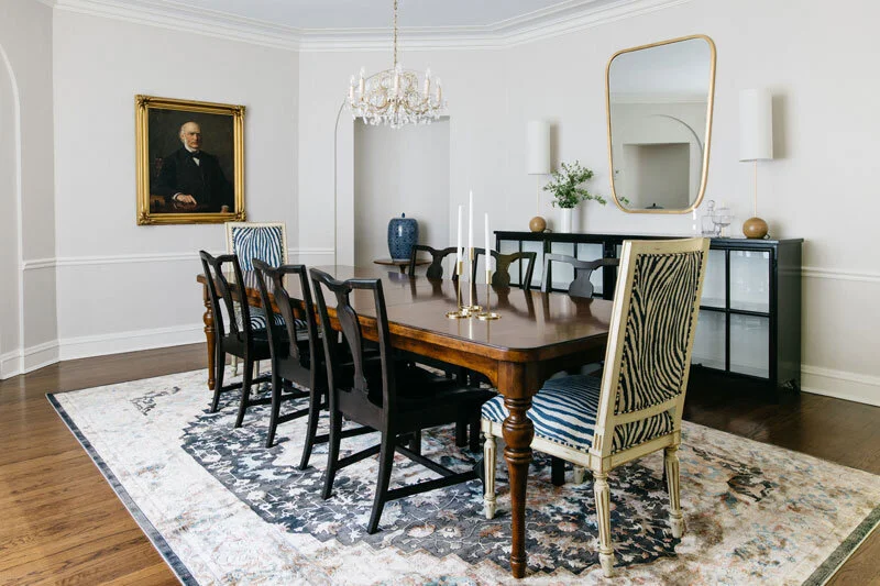 It was easy to incorporate this client’s antique portrait. photo by Margaret Rajic